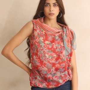 red-cowl-neck-printed-sleeveless-drape-top-with-cami