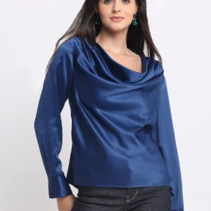 blue-solid-cowl-neck-spread-collar-full-cuff-sleeves-party-top